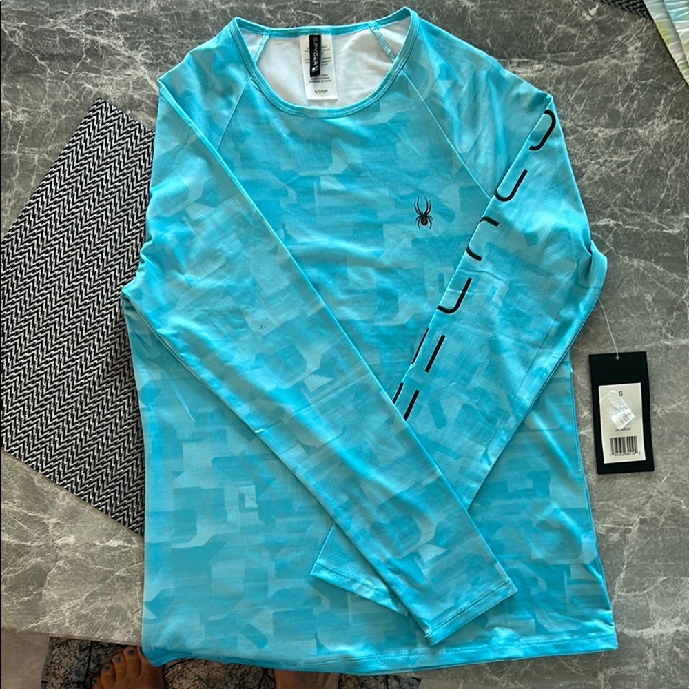 Spyder Light Blue Long Sleeve Top
